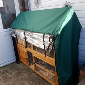 HIGH QUALITY WATERPROOF COVER FOR HONEYSUCKLE DOUBLE APEX HUTCH