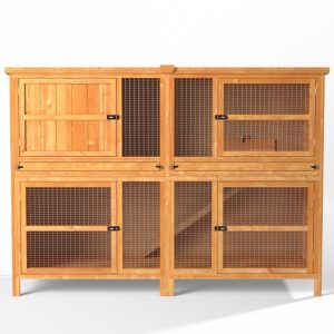 6 ft Double Chartwell Hutch With adjoining ramps