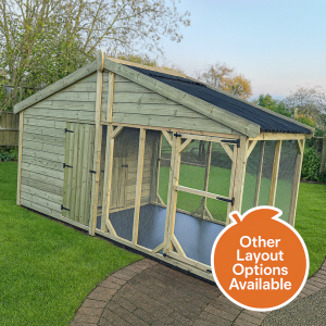 luxury, large rabbit shed